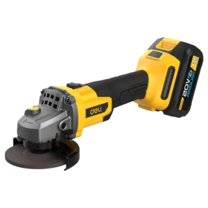 صاروخ بطارية 20 فولت 115 مم (Brushless)+ ٢ بطاريه + شاحن – موديل EDC601 – Deli Tools