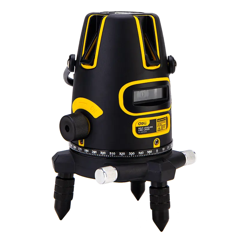 ميزان ليزر 5 خطوط أخضر – موديل EDL332305 – Deli Tools